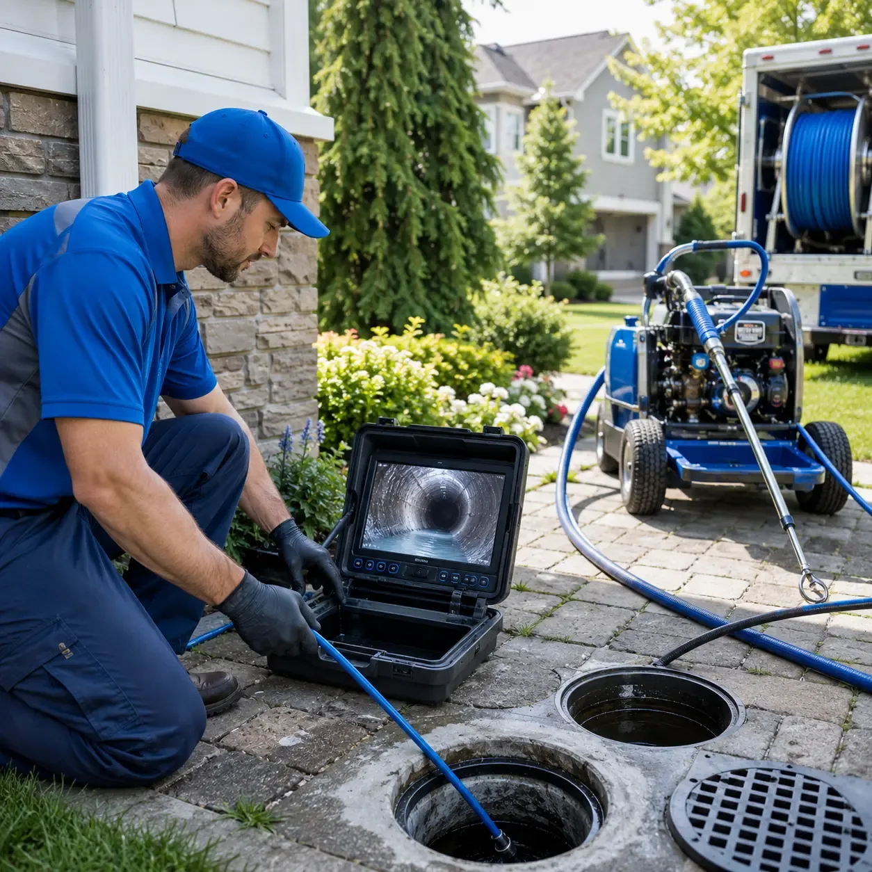 Outdoor drain cleaning professionals serving Triangle, VA